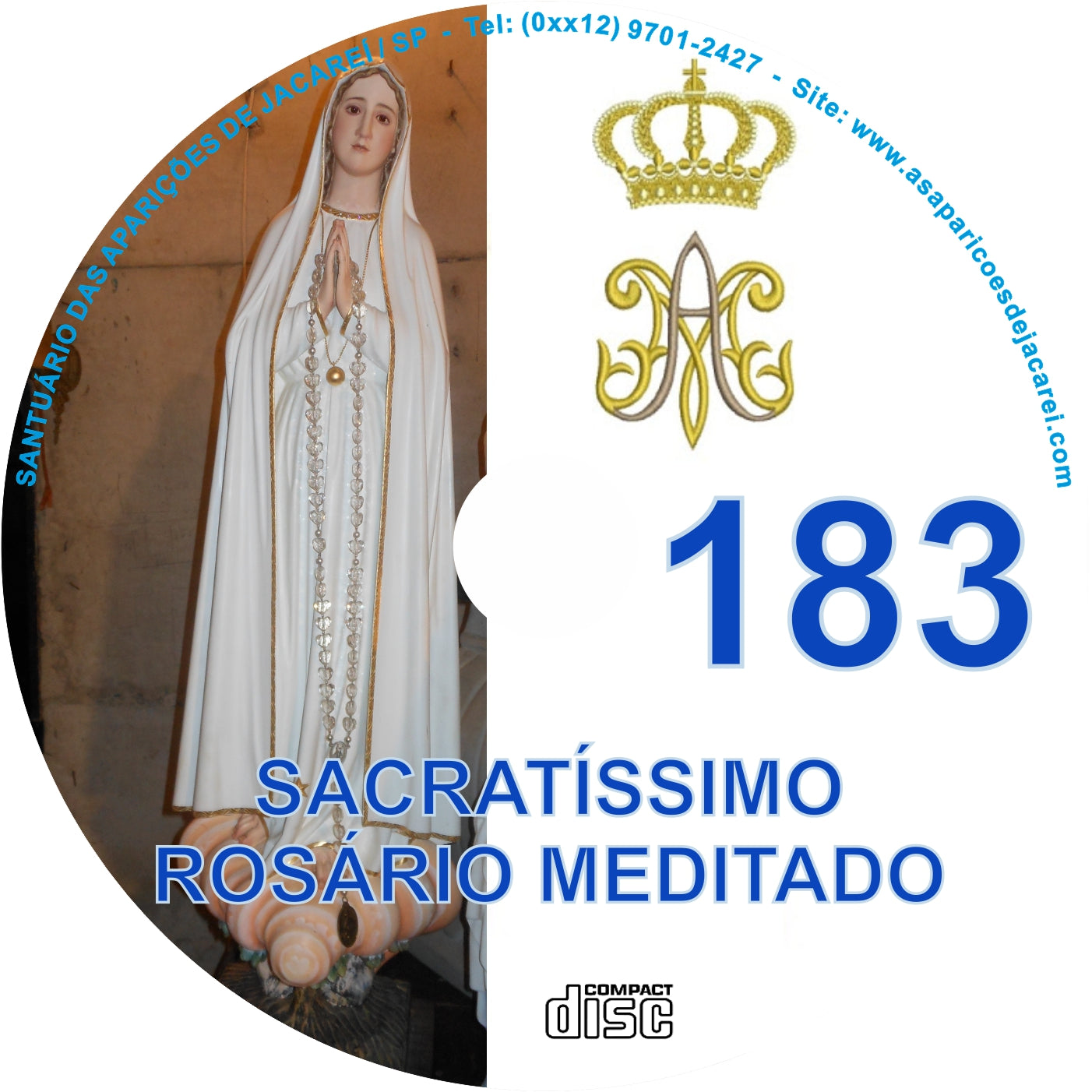 CD Rosário Meditado 183 CD Rosário Meditado 183